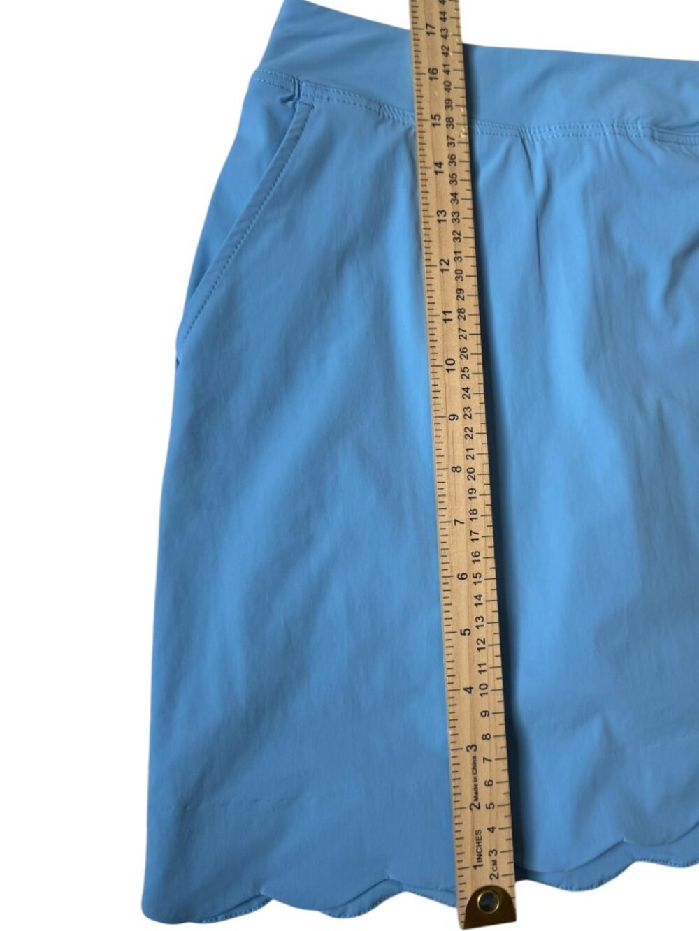 NWT Renwick Golf Skort Blue Scallop Hem Womens‎ XS Athletic Tennis Skirt - Picture 8 of 10